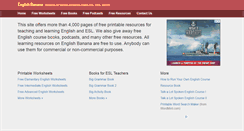 Desktop Screenshot of englishbanana.com